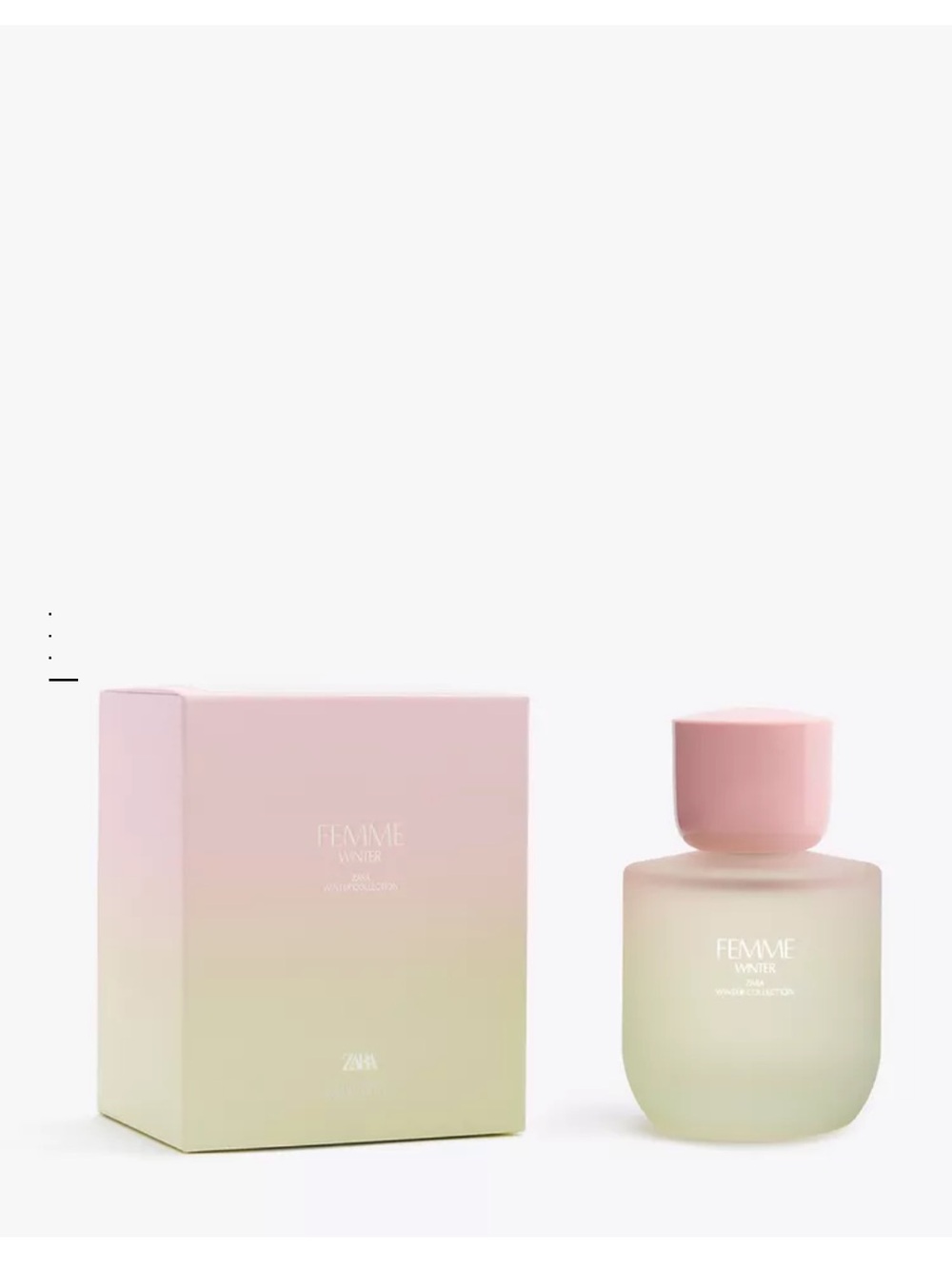 Zara NWT Femme Winter EDT 90 mL (Winter Collection)